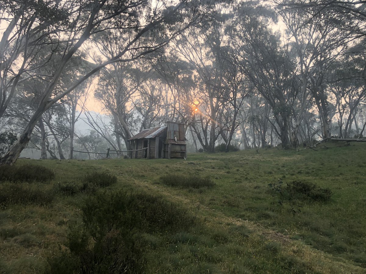 And last night was at Cascade Hut, a restored mountain beauty only 15km from Thredbo.Plan now is to kick around in the hills living on supplies until meet fam in Thredbo on 26th. Have set aside Chinese satay jerky as substitute for Xmas ham and a Chomp bar for pud. Yum!  #AAWT