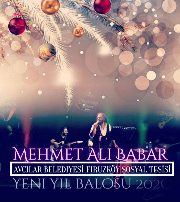 Yeni yılda Avcılar Firüzköy Sosyal tesislerde olacağız... 🎈🎉🎋🎊🎹🎙🎸🎤🎻 #Mehmetalibabar