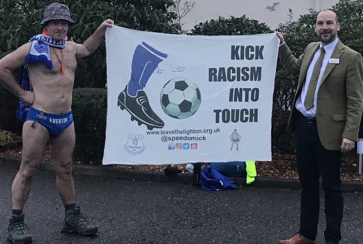 #kickracismintotouch <a href="/kickitout/">Kick It Out</a> <a href="/KickRacismOut/">Kick Racism Out</a> <a href="/JeffStelling/">Jeff Stelling</a> <a href="/Everton/">Everton</a> <a href="/RangersFC/">Rangers Football Club</a> @MotdSpfl <a href="/morelos2106/">Alfredo Morelos</a> #speedomick <a href="/SkySportsPL/">Sky Sports Premier League</a> <a href="/grandoldteam/">Grand Old Team</a> <a href="/GaryLineker/">Gary Lineker</a> <a href="/TonyBellew/">Tony Bellew</a> <a href="/CelticFC/">Celtic Football Club</a> <a href="/FootballJOE/">FootballJOE</a> <a href="/MirrorFootball/">Mirror Football</a>
