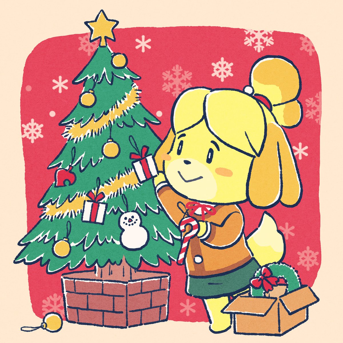 どうぶつの森 とびだせ みなさ ん メリー クリスマス 今夜は待ちに待った クリスマスイブ サンタさんの使いの方は 夕方の6時に村にいらっしゃるそうですよ サンタさんコスチュームの準備はできていますか