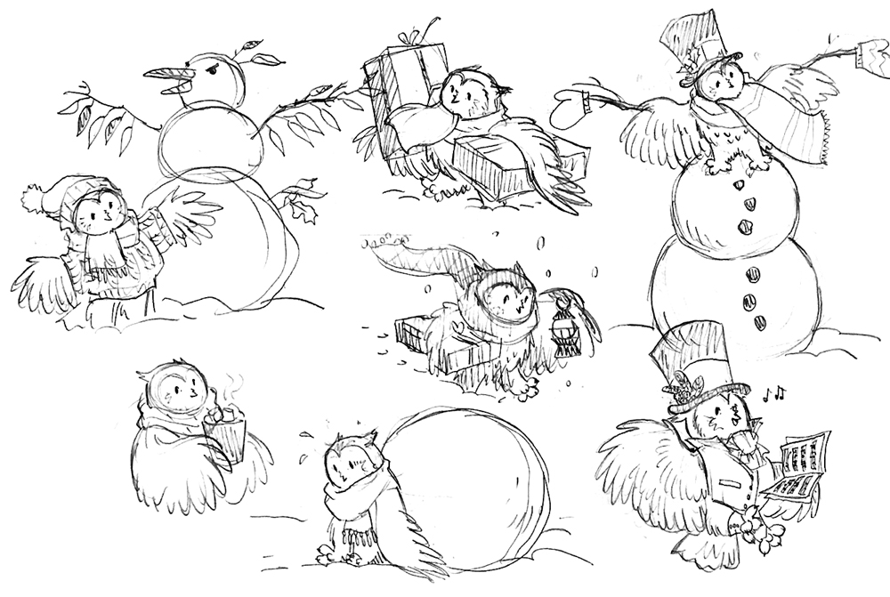 The winter-themed Riffins involved far fewer weapons...#humblewood 