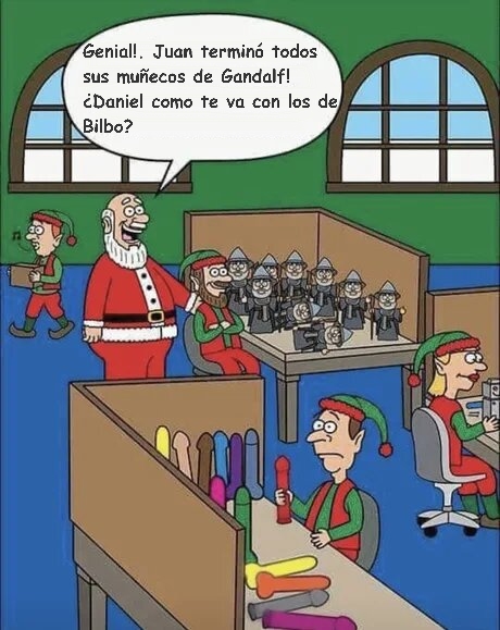 caalf01's tweet photo. Papá Noel con los últimos preparativos antes de navidad... https://t.co/MCxJuqTjlh
