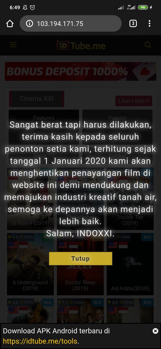 Selamat tinggal.. Semoga ada jalan lain.