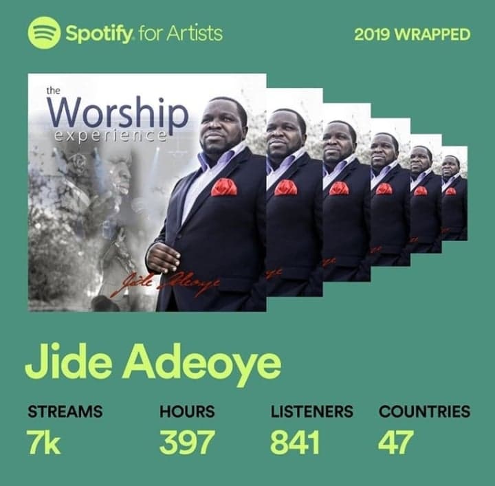 JideWorships's tweet photo. Thank you all for your support throughout the year! Really appreciate you all. Merry Christmas and Happy New Year!!! Blessings!!!!

#ToGodBeTheGlory #worship #praise #exploits2019 #gospel #gospelmusic https://t.co/Lc46dwzyhn