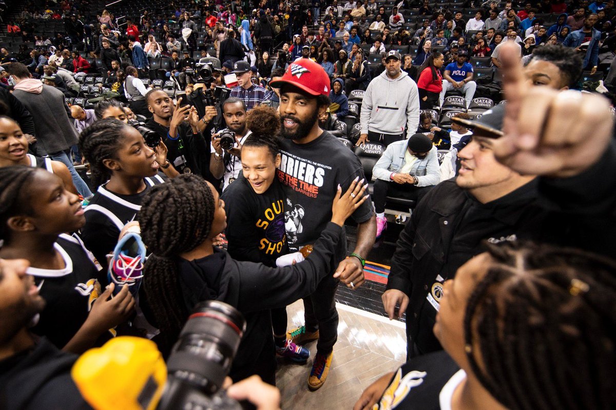 RocNationSports's tweet photo. For the next generation. @KyrieIrving x #KyrieInvitational https://t.co/dgqf8zIlHq