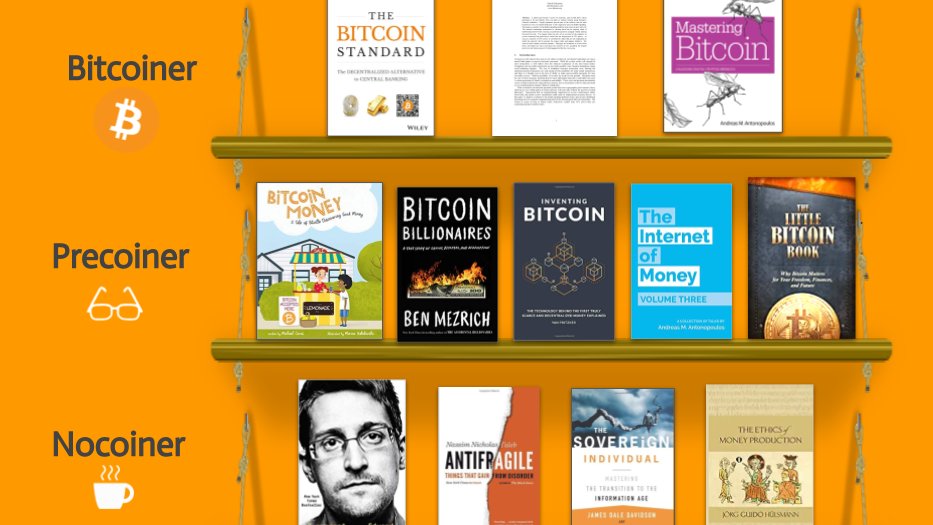 0/ The role that books play in sending people down the bitcoin rabbit hole cannot be understated. They also make decent gifts. Here are some of my best IMHO-