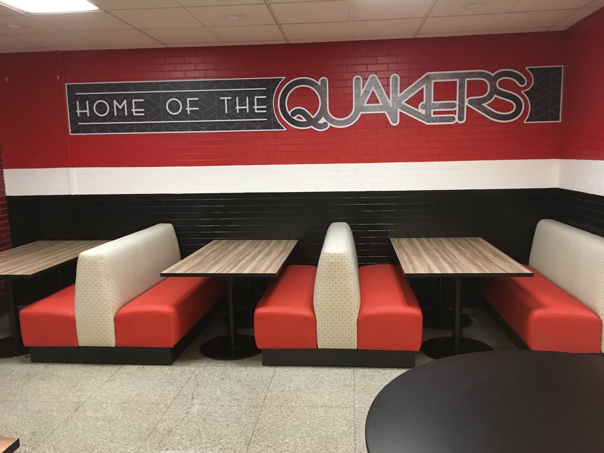 Merry Christmas NPHS!!  New cafeteria furniture has arrived #ExperienceNP