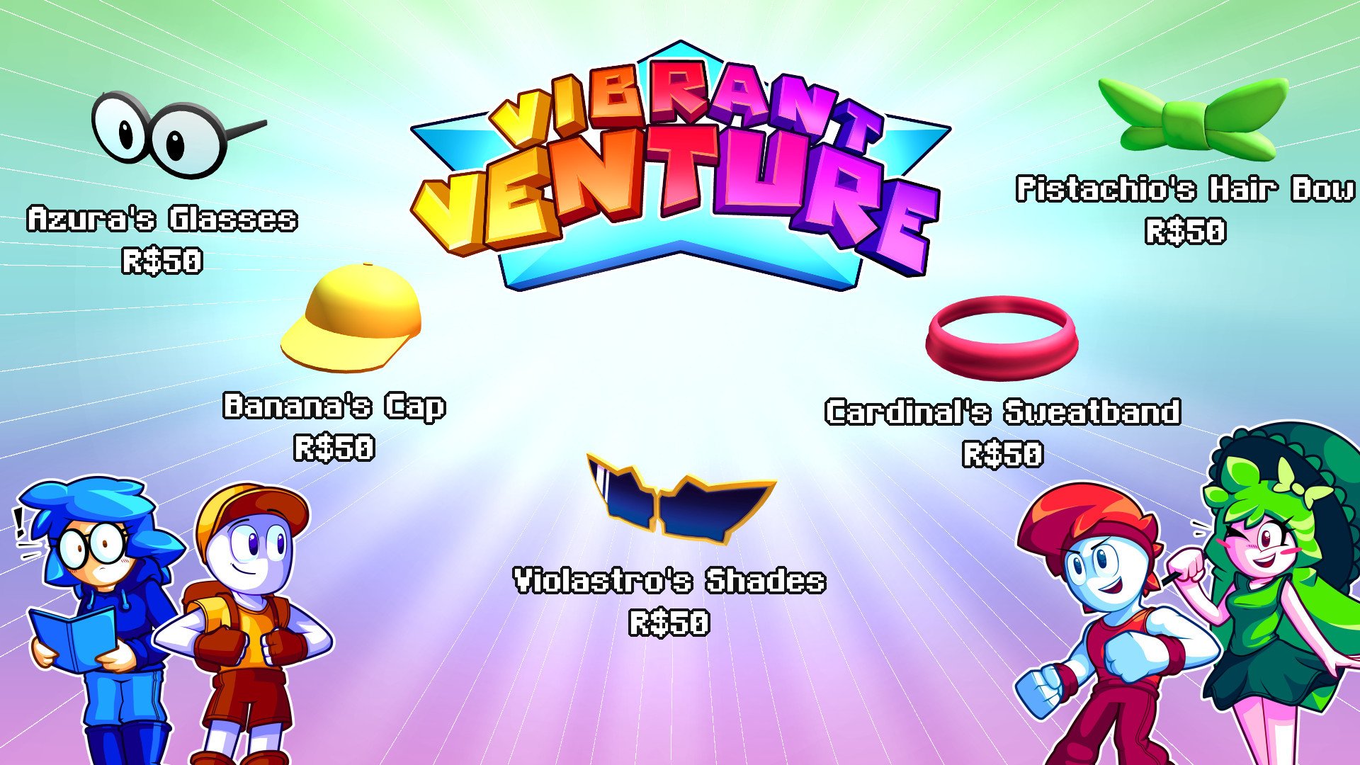 Maplestick On Twitter This Week S Wave Of Ugc Items Were Made In Collaboration With Pattrigue For His Upcoming Indie Platformer Vibrant Venture Be Sure To Check Out His Twitter Page If - maplestick roblox