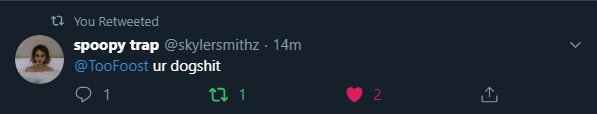 TooFoost's tweet photo. These were in the same zone war. There truly is two types of people. #belikecraig #toofoostpositivity https://t.co/ywExevVvxw