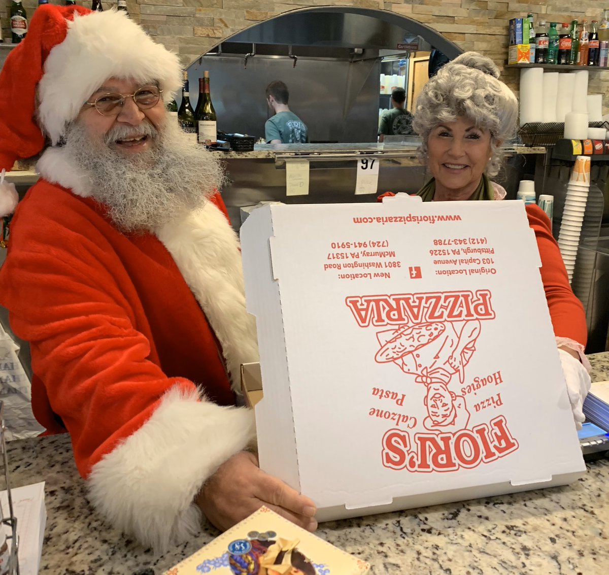 Santa said to RETWEET this post for a chance to win a Fiori’s Gift Certificate!  

Winner announced tomorrow night!