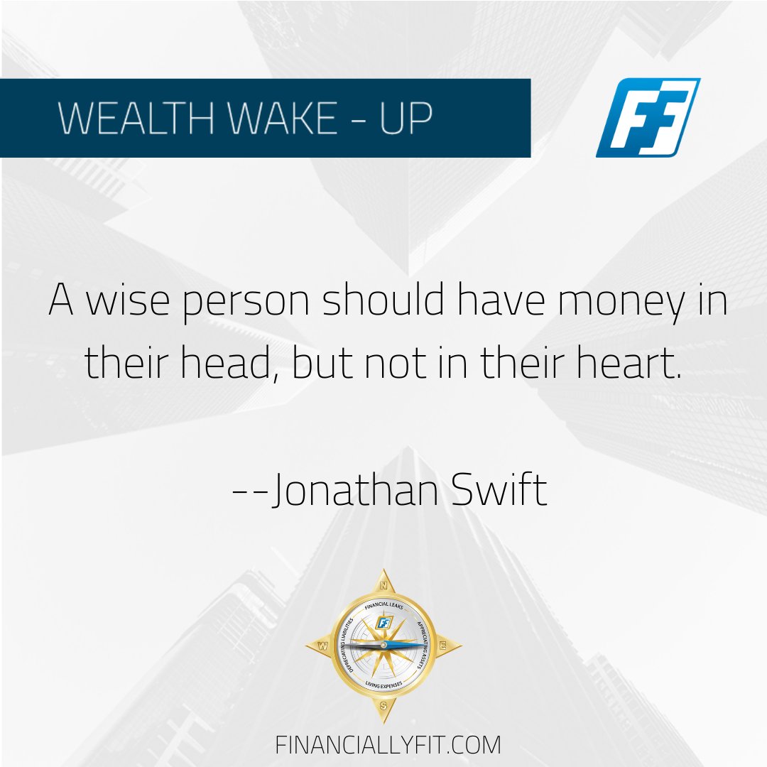 A wise person...

#financiallyfit #befinanciallyfree #financialfreedom #finance #money #financialhealth