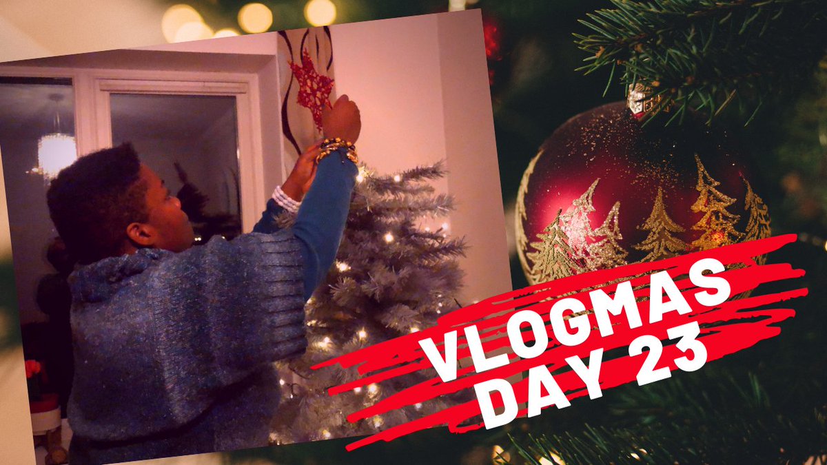 lilysvlog's tweet photo. VLOGMAS | Day 23: Decorating the tree... https://t.co/QlZuwWfqMA https://t.co/wNzpOSDWG8