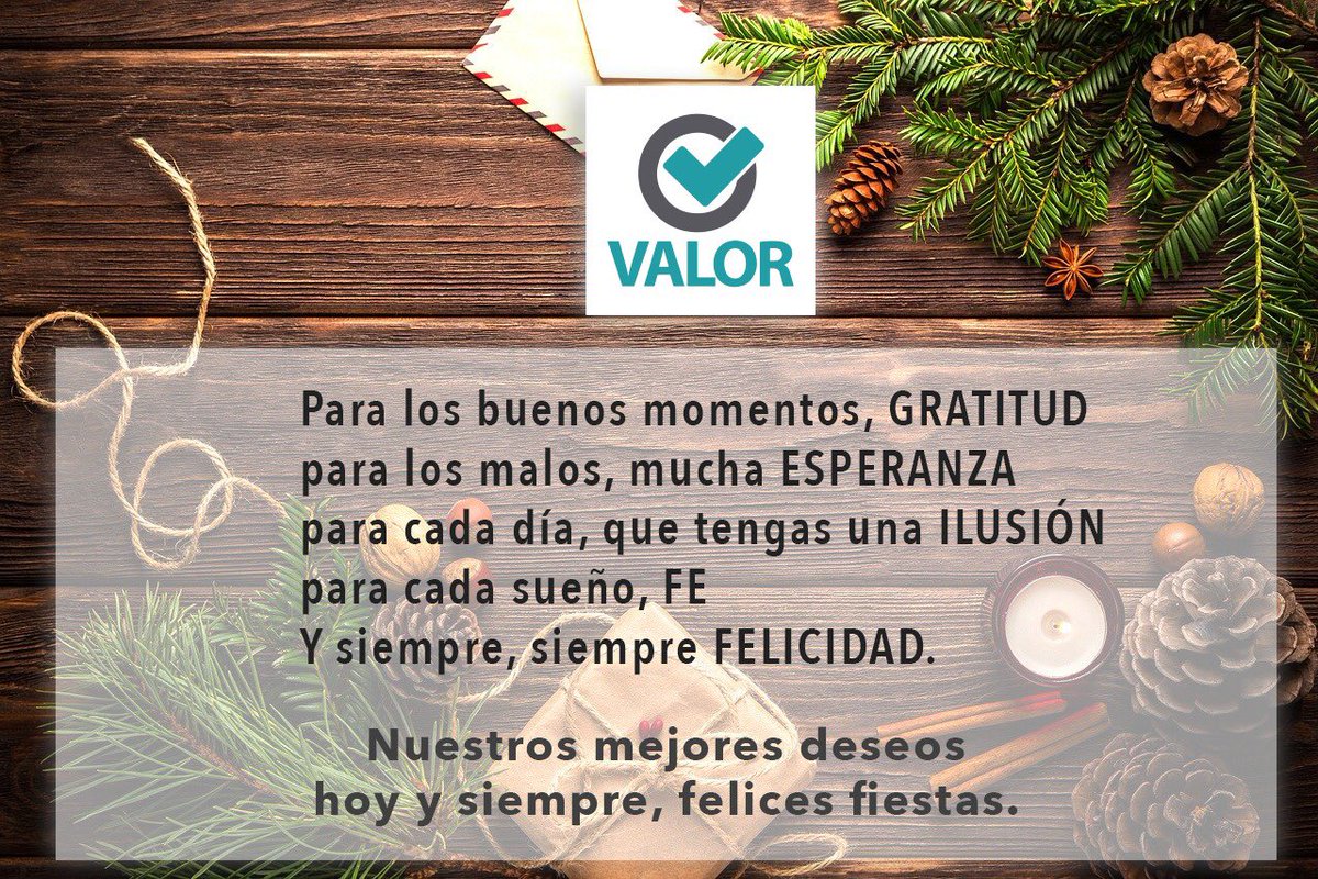 Nuestros mejores deseos hoy y siempre, felices fiestas.