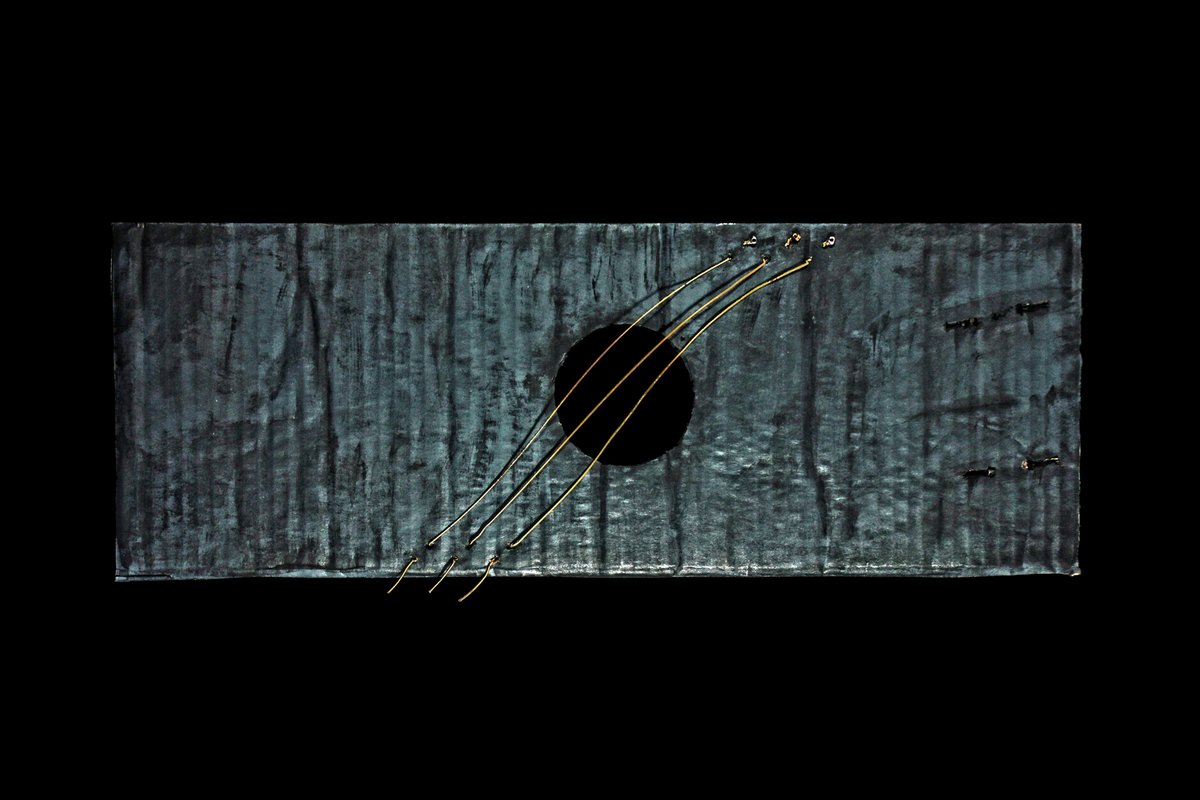 AEdwardNunn's tweet photo. Can I Stay Here?
On A Rail #1

Cardboard, acrylic paint, clear coat, bronze acoustic guitar strings

#Nostalghiart
#photography #art #physicalart #OnARail #HalfLife #NIN #TheFragile #paint #hobo #hobocode #analog https://t.co/g061nLEquh