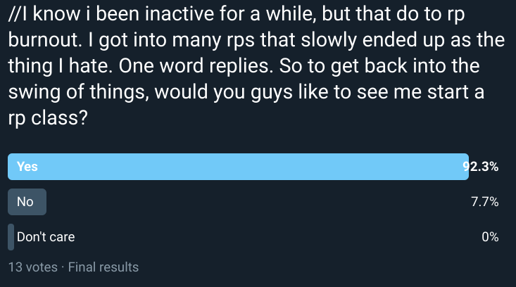 IF you want to be part of the class/were ones that said yes, please like this tweet and I will start a group dm for the class.