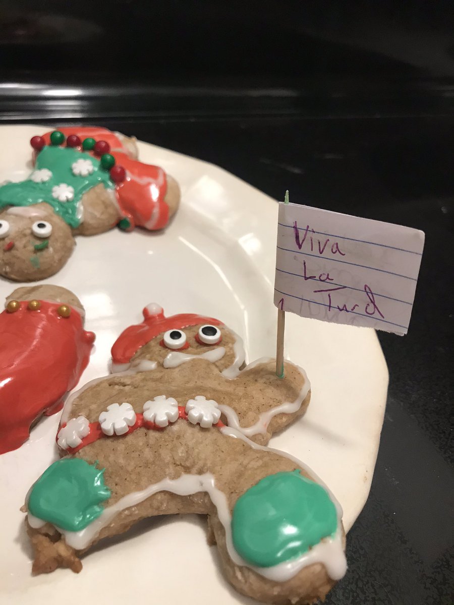 KristinHoltzcla's tweet photo. Our ninja bread men 🤣🤣🤣🤣 the facial expressions are amazing! #ninjabreadmen #christmascookies https://t.co/VFytLm2agU