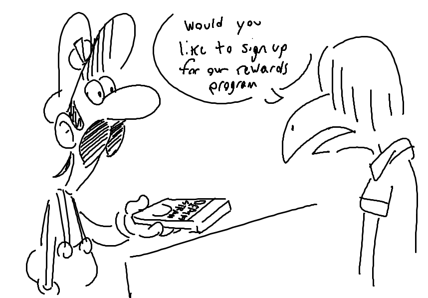 Luigi buys a game 