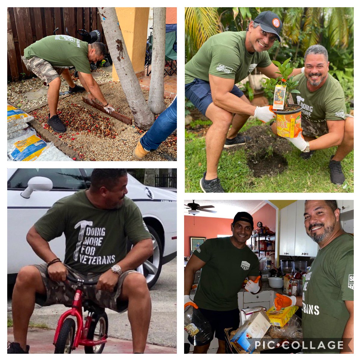 Honored to give back to our Veterans & be able to lead my first Team Depot event! It’s an AMAZING feeling to bring smiles & joy to this family for the holidays! Thank you team 3331! 🎄🎁 #ChooseToServe #TeamDepot #DoralPower #Thankful