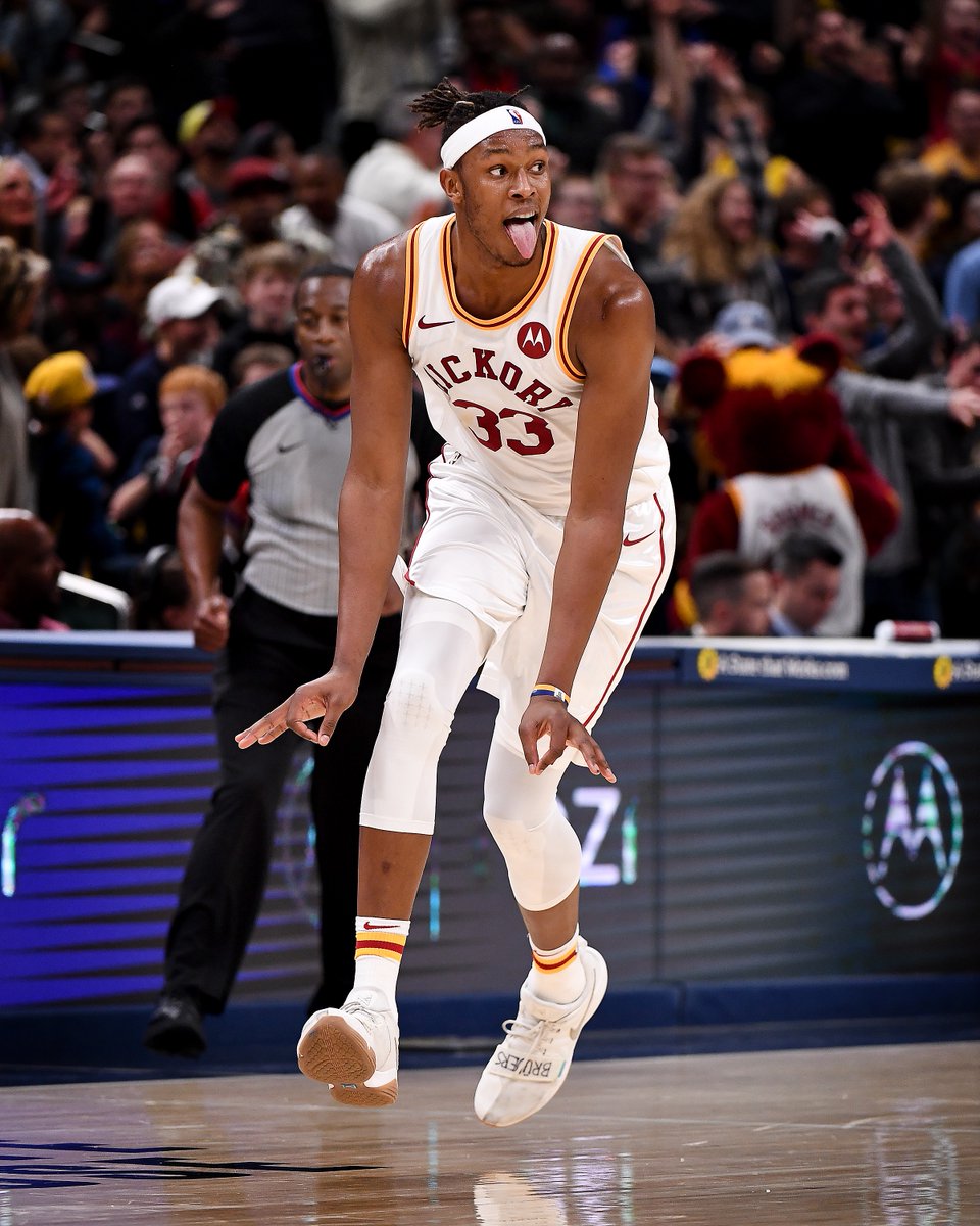 #Pacers <a href="/Original_Turner/">Myles Turner</a> celebrates hitting a 3-pointer in the <a href="/Pacers/">Indiana Pacers</a> 120-115 overtime win over the <a href="/Raptors/">Toronto Raptors</a>.