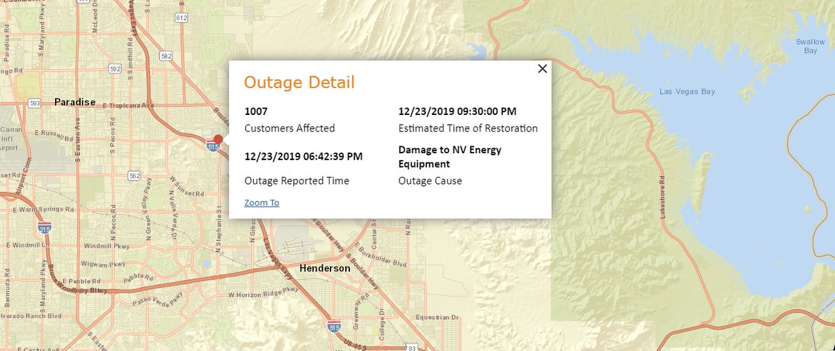 Fox5 Las Vegas On Twitter Power Outage About 1 000 Nv Energy Customers Near Russell Road And The 95 Are Without Power Eta To Come Back On Is Around 9 30 P M Https T Co Oyc52drksw