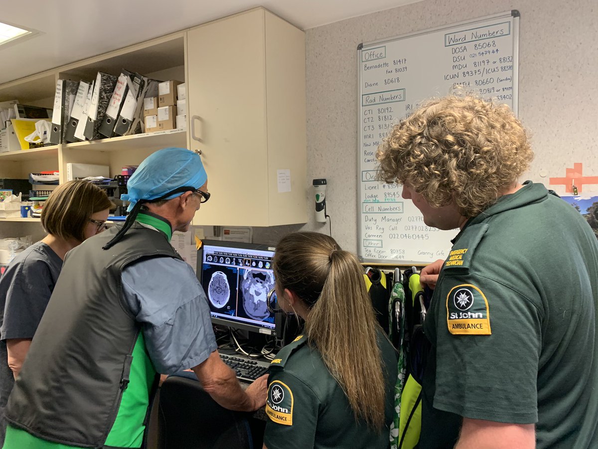 Great to have @OrlafNZ from @StJohnNZ joining us in interventional suite @CanterburyDHB! Great job guys!