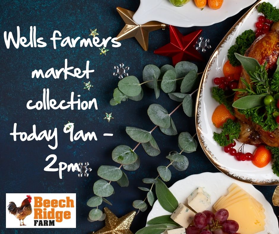 Wells farmers market collection today 9am - 2pm, see you there, it's nearly Christmas!🎄

#ChristmasDinner #ChristmasTurkey #BeechridgeFarm