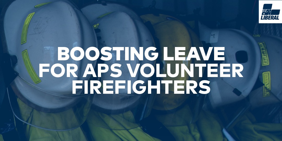 ScoMo30's tweet photo. All government employees fighting this season’s devastating bushfires will have their paid volunteer leave boosted. They’ll be entitled to at least 20 working days paid leave, with more provided as and when needed. https://t.co/omOJDxjBn3