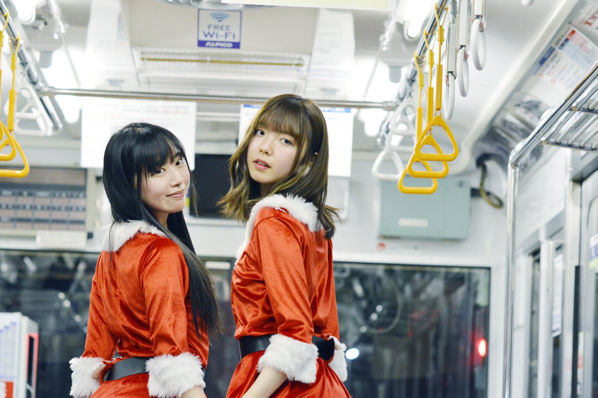 surikizu3's tweet photo. 私たち忙しいので、もう降りなくちゃ。来年また来ようかなクリスマストレインが呼んでたら。

#キミマチ撮影会　#上高地線　#新島々駅 #甘栗もなか　#夢宮まりあ
#Nikon #Z50  #AFS58 https://t.co/9t1MoAYSXM