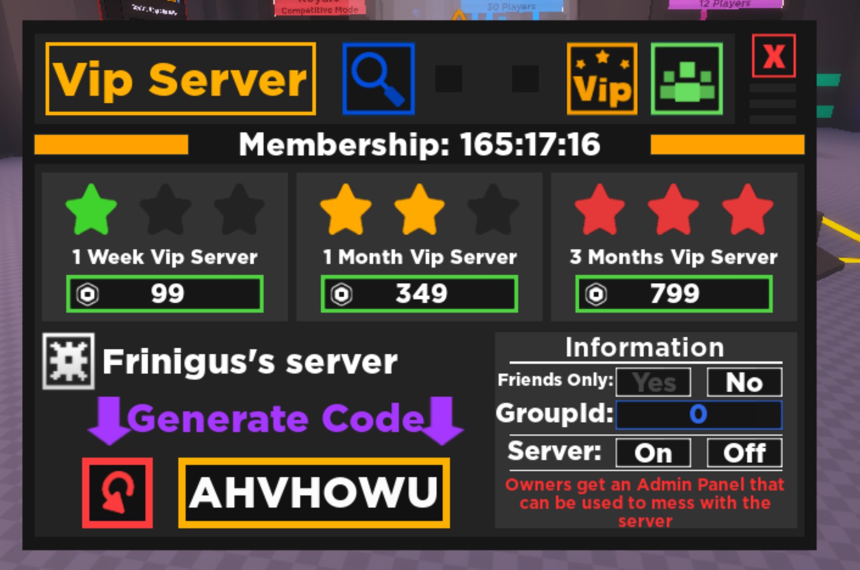 Matthew Allsbrook On Twitter Space Experiment Now Has A Custom Vip Server System Owners Are Given An Admin Panel To Mess With The Game As Much As Possible Play By Yourself Or - real roblox admin panel