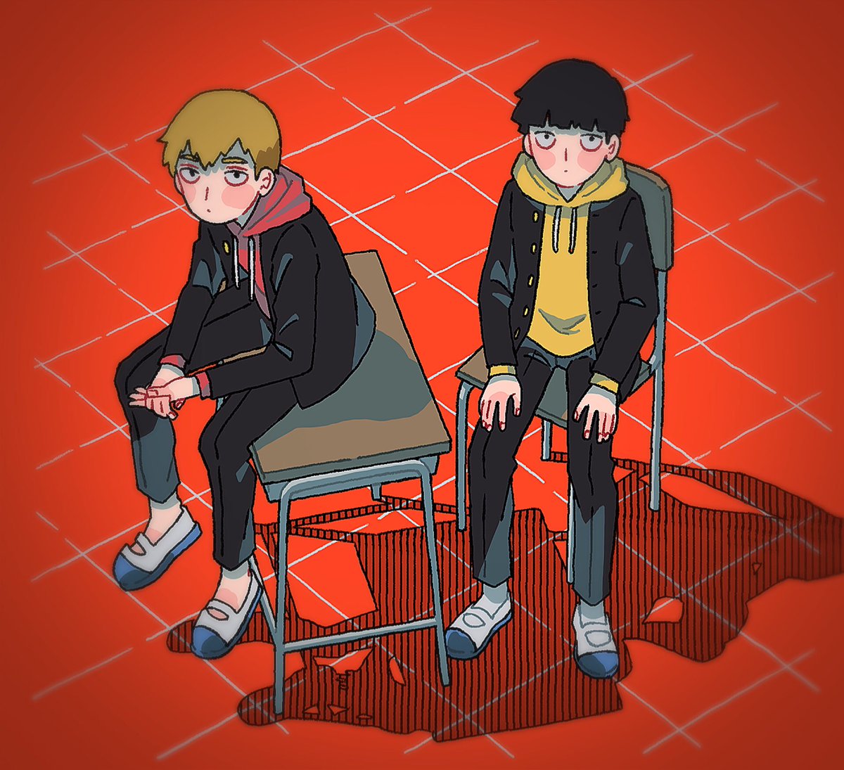 「おそろい 」|荳吉のイラスト