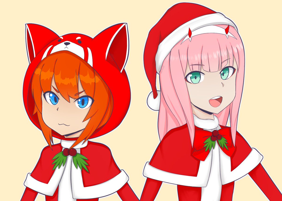 Miko On Twitter Happy Holidays From Red Panda And Ace Pilot Commissioned By M1a2 Abramstank - ace pilot is back zero two arsenal roblox