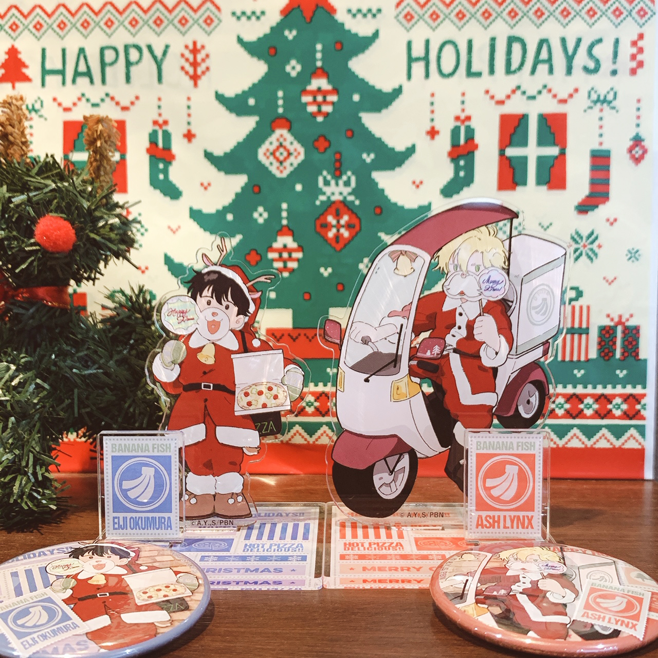BANANA FISH ブロマイド ノイタミナ クリスマス 全8枚 バナナ
