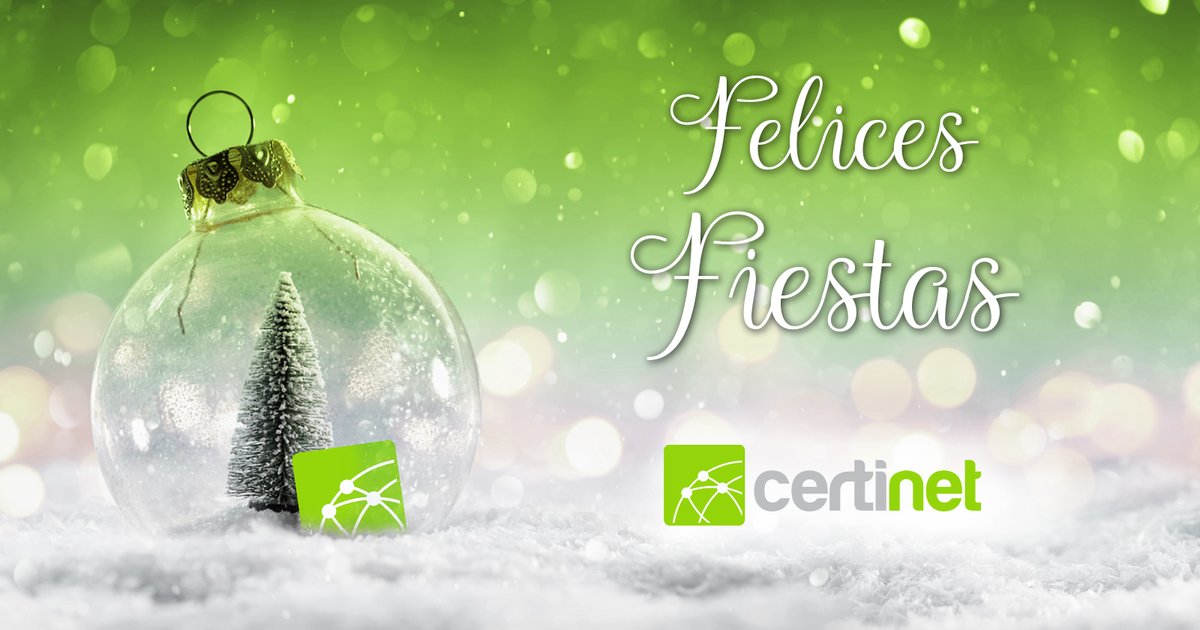 CertificaTICnet's tweet image. #Certinet os desea unas Felices Fiestas y próspero Año Nuevo 2020 ⭐ !

#FelizMartes #Christmas #Navidad #FelizNavidad #NocheBuena