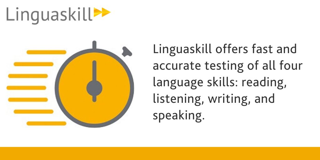CambridgeEng's tweet photo. Get fast, accurate English language testing
#Linguaskill can offer a complete picture of your candidates’ English, with fast results of all four language skills within 48 hours.
Find out more: https://t.co/a94a9V9nyL
#testofEnglish #employabilityskills #englishskills https://t.co/gNtJWXyWo7