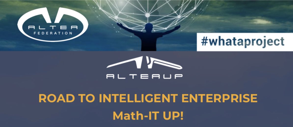 sboldrighini's tweet photo. “L’energia che i team di lavoro eterogenei e coesi al tempo stesso sono in grado di generare in questi progetti è qualcosa di fortemente affascinante e potente.” Auguri di buon compleanno #AlteaUP!!!#ROBOCHAIN #Nextea #Unisalento @alteafederation https://t.co/fUXjpRRDF6