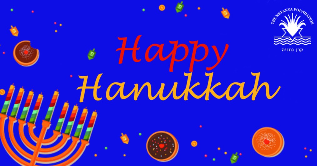 Netanya Foundation (@thenetanyafound) on Twitter photo Light the menorah, play with the dreidel and feast on latkes and sufganiyot. Celebrate the spirit of Hanukkah with friends, family and loved ones! Light the menorah, play with the dreidel and feast on latkes and sufganiyot. Celebrate the spirit of Hanukkah with friends, family and loved ones!