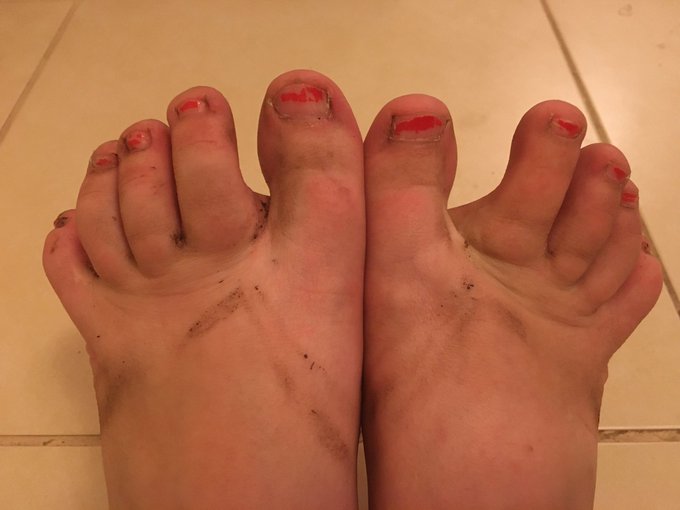 New dirty feet pics and video on my onlyfans!!! Omg they&rsquo;re so dirty 😋😋😱😱 come and see! I know you want