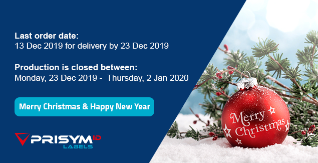 PRISYMIDLABELS's tweet photo. Season's Greetings from the team at PRISYM ID. We would like to wish you a very Merry Christmas and a Happy New Year. We hope that you have a relaxing time, whether you're home or away! https://t.co/eGD1xW41cq