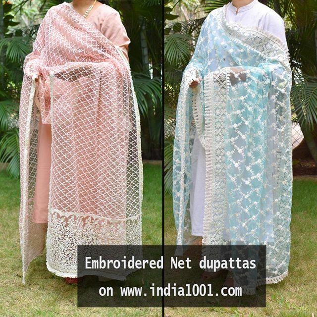 Embroidered dupattas .....now available on india1001.com #1001curated #silkdupatta #wovendupatta #dupatta #dupattaswag #woven #scarf #longscarf #india1001dupatta #india1001 #chunni #embroidereddupatta #netdupatta #indiandupatta #designerdupat… ift.tt/34RH3Fd