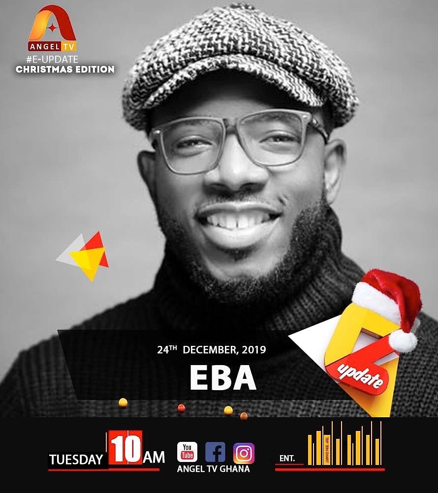 eba_official's tweet photo. It's the Christmas edition of E Update on @AngelTVGhana today at 10am. You don't want to miss this guy's, watch us and send us your thoughts. #BalmofGilead #Lala https://t.co/lxqnZK0SQ6
