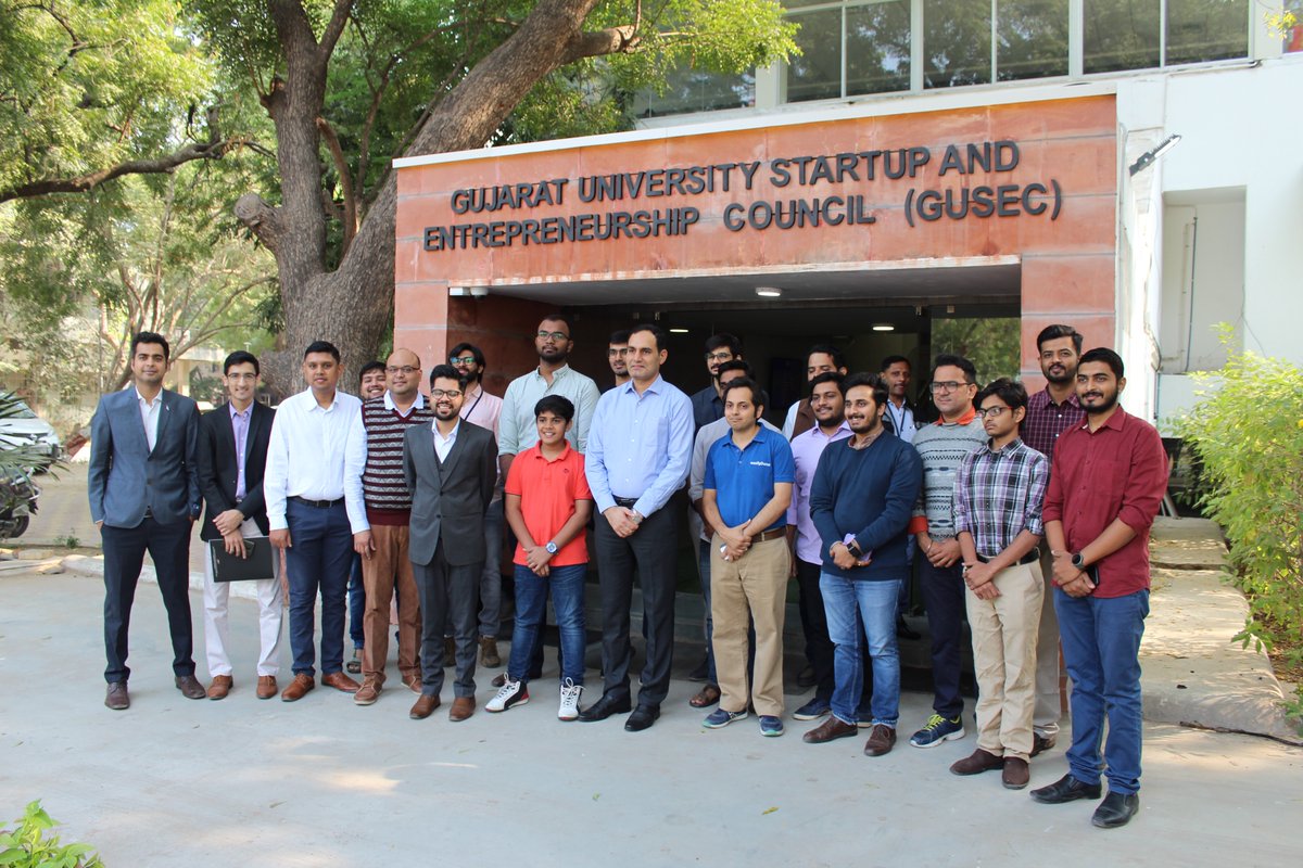 GUSECIndia's tweet photo. It was an overwhelming morning at GUSEC to host AMC Commisionver Shri Vijay Nehra @vnehra. Discussions held for joint activities between GUSEC and AMC. Shri Nehra also launched GUSEC incubated startup @ridebooz and interacted with other startups. #GUSEC #StartupAhmedabad https://t.co/5jPHHwx22Q