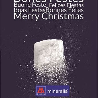 Bones Festes!                                       #BonesFestes #FelicesFiestas #BuoneFeste #BoasFestas #BonnesFêtes #MerryChristmas #mineralia #minerals #engineering #enginyeria #innovation