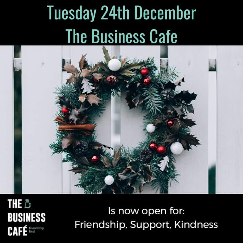 Tuesday 24th December 

Good morning TBC friends, The Business Cafe is now open for friendship, support and conversation.

Last day before the festivities - are you working a full day or finishing early today? facebook.com/groups/Tbusine…

#open #friendship #kindness #tuesday #plans