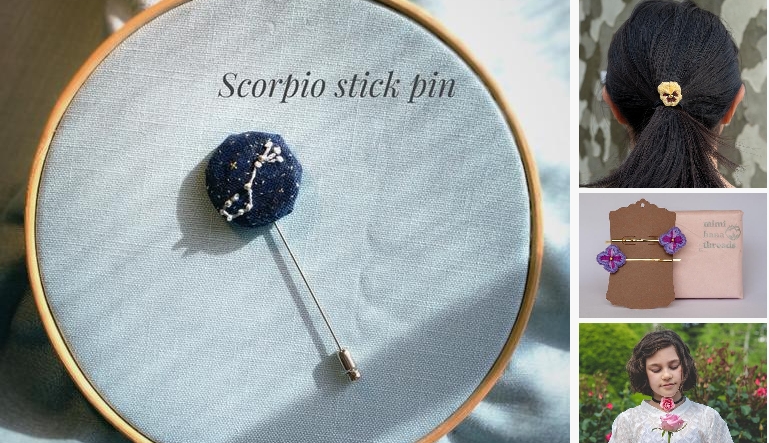 MimiHanaThreads's tweet photo. Stick Pin Zodiac button, brooch, hair tie, hair #jewelry @EtsyMktgTool https://t.co/ENZrsIguGf #ariesring #gemininecklace https://t.co/0ck9t53FAc