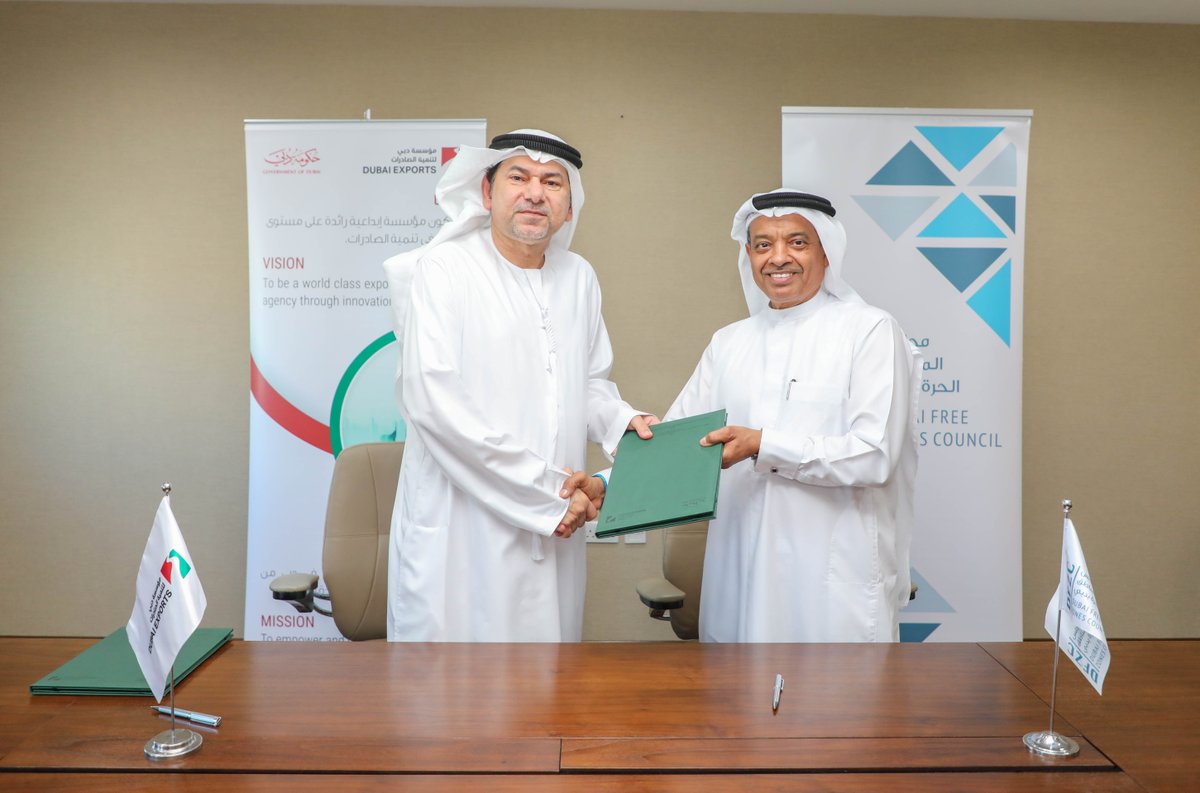 Dubai_DFZC's tweet photo. Dubai Free Zones Council and Dubai Exports sign an MoU to boost exports. Read more: https://t.co/x2hg4dlEg2
@DubaiExports
#DFZC #DubaiFreeZonesCouncil #DubaiExports #Dubai #FreeZones https://t.co/ehks5snEb9