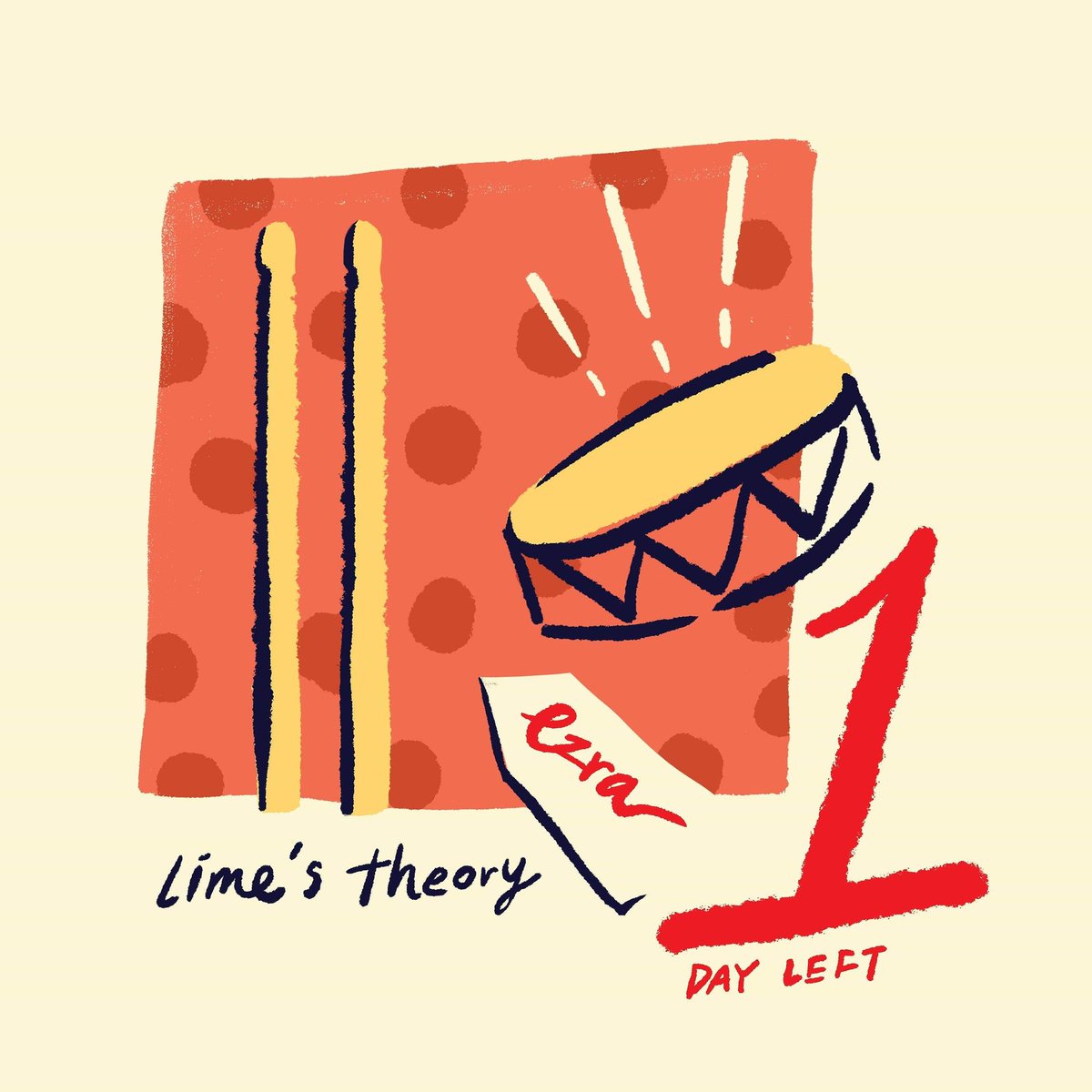 limestheory's tweet photo. "your drum's rhythm opens the door to..." 🥁
Lime's Theory - Ezra

1 day left
Our 1st single will release tomorrow at 7pm on YouTube, Fungjai and SoundCloud.

(Music streaming อื่นๆจะตามมาเร็วๆนี้จ้ะ)

#Limestheory 🍋 #ezra #ezramiller https://t.co/r7f7CT4Lg4