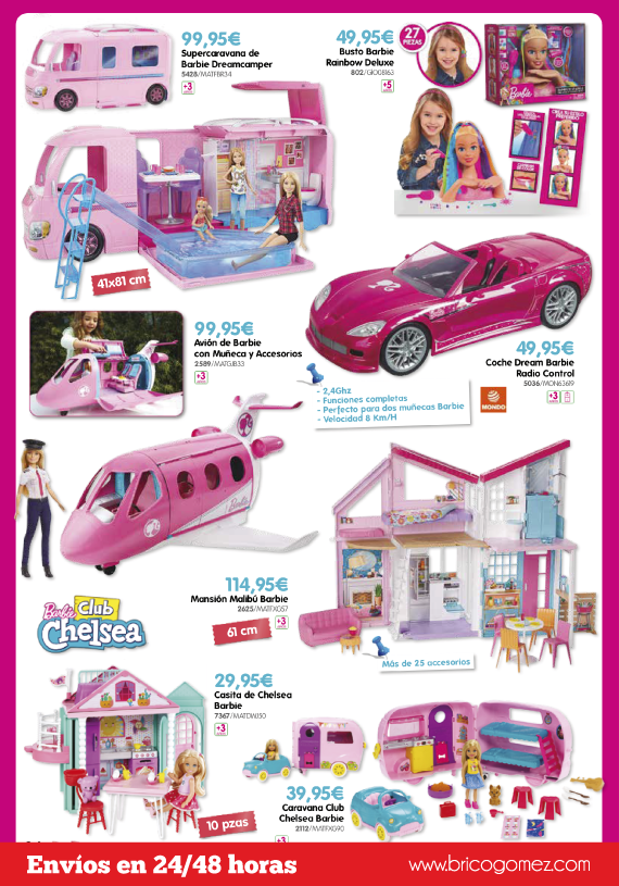 bricogomez's tweet photo. ¡El mundo de Barbie está en nuestra juguetería! ¡Todo lo que te puedes imaginar lo tenemos! :)
¡Visítanos! 👉 Avenida de Lorca, 56 Sangonera la Seca (MURCIA) #sangoneralaseca #murcia #dondino #regalos #navidad #barbie https://t.co/Uft3h5L5FX