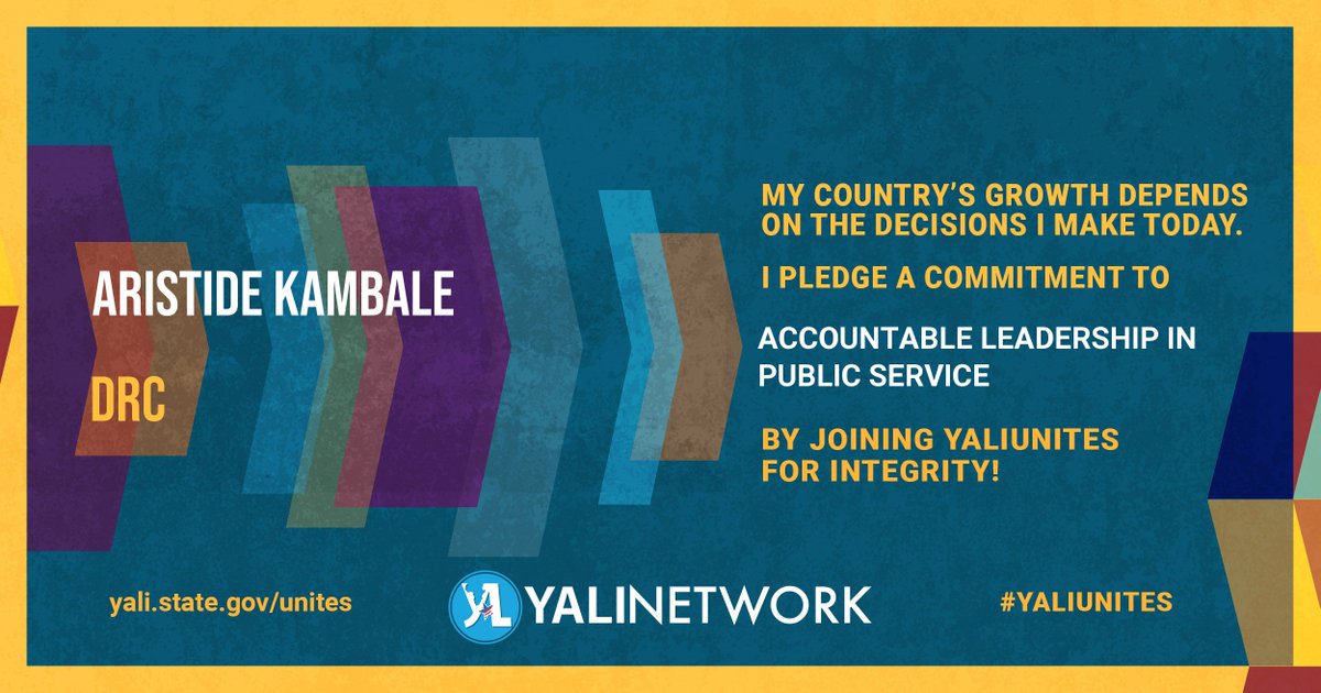 KambaleAristide's tweet photo. Encouraging good governance and transparency is everyone’s responsibility. One of the most pressing challenges in our societies. Join us, join the fight, let's build the DRC we want to see, let's build our continent. @USAmbDRC
@YALINetwork #yaliunites #DRCAgainstCorruption https://t.co/E3en7WgzZQ