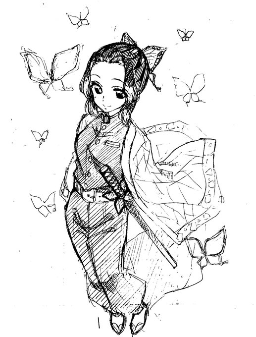 初めて描いてみたしのぶさん 
