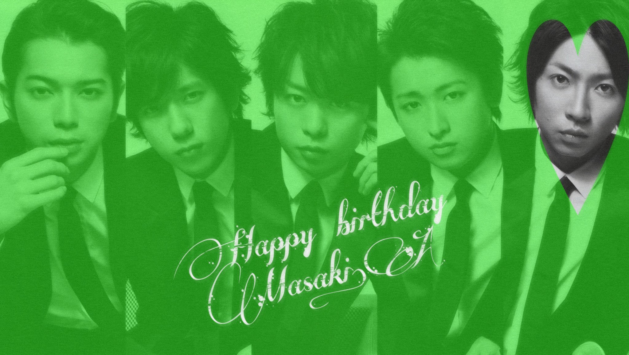 Happy birthday Masaki.Aiba                       